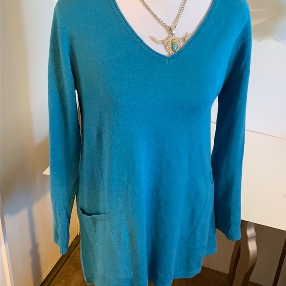 Pure J Jill Turquoise Sweater! Size XS - Picture 2 of 7